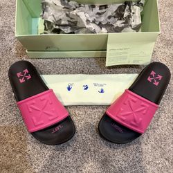 Black Fuchsia Off-White sandals 