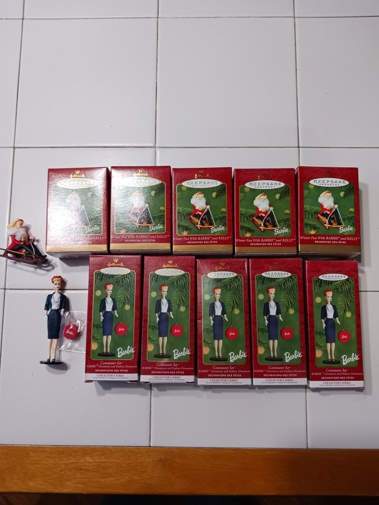Hallmark Barbie Christmas Ornaments
