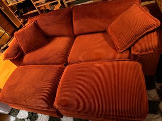 Burnt Orange Couch