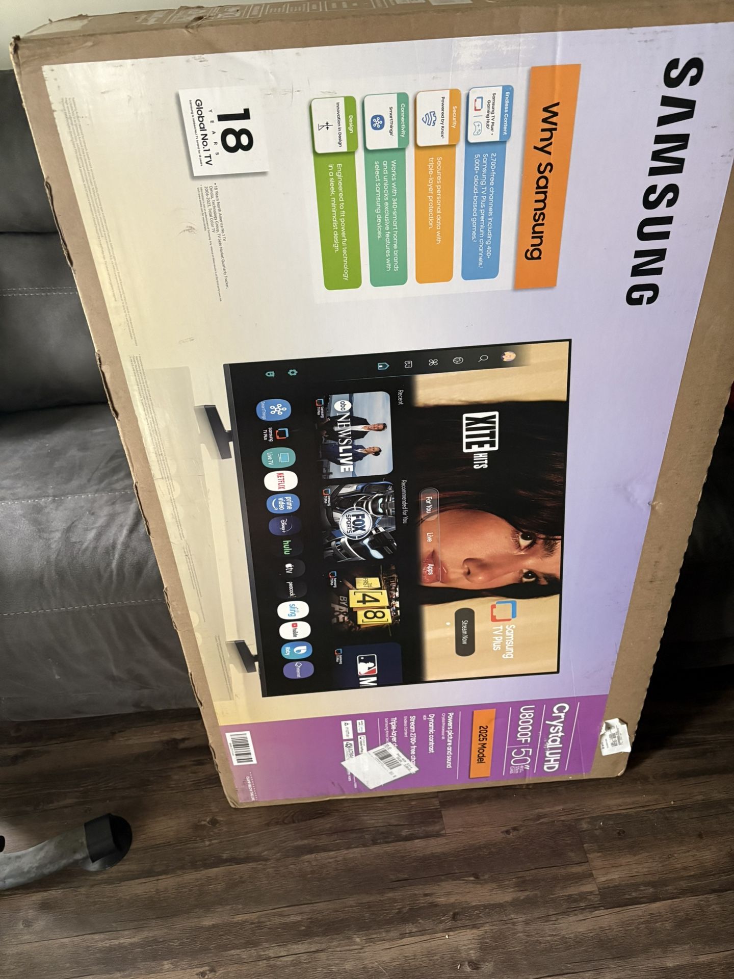 50 inch Samsung Smart TV