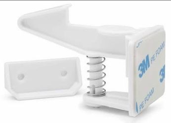 12-Pack] Invisible Baby Proofing Cabinet Locks - No Drill