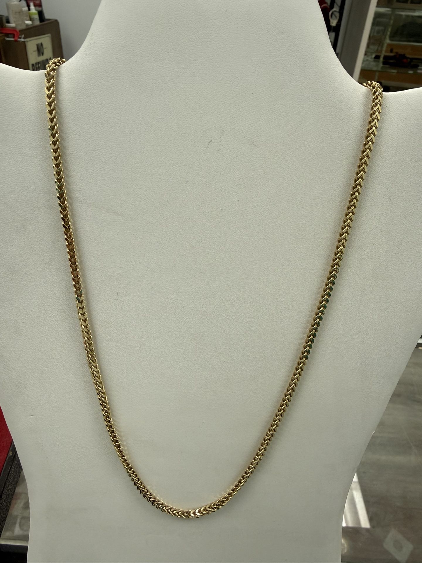 10kt Affordable Wheat Gold Chain 24 Inches