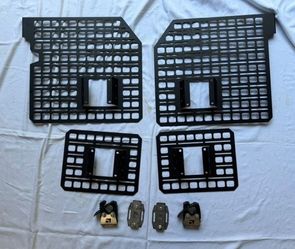 BuiltRight Industries 4-Piece Molle Bedside Rack System - 2015-2020 F-150 / Raptor (5.5" bed)