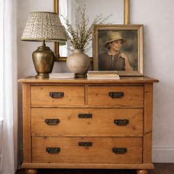 European Antique Pine Chest