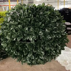 Topiary Balls Artificial Outdoor 12in, Lifelike Faux Boxwood Decorative Ball