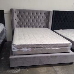 Queen Size Bed Frame With Mattress Included 
