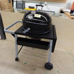 Expert Grill Kettle Cart with Pizza Accessories & Warming Rack