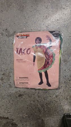 Kids Taco Halloween Costume Size Large