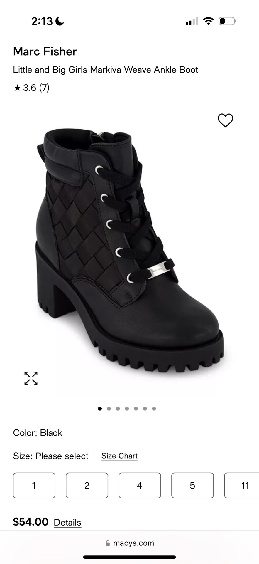 Weave Pattern Children’s Boots