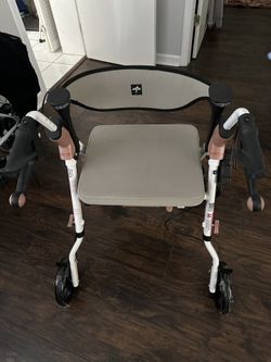 Walker/semi-wheelchair Combo