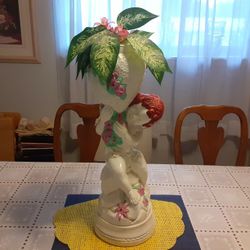  THIS IS A VERY BEAUTIFUL AND COLORFUL  STATUE 24INCHES TALL 