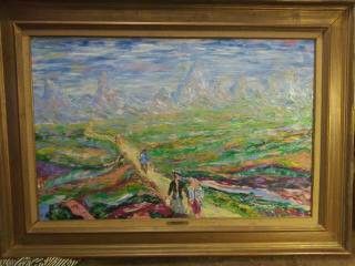 Michel Kouliche --Ecole de Paris 36 1/2 x 24