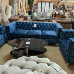 3 Piece Set (Loveseat + Sofa + Chair)