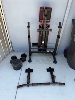 Weight bench & pull up bar