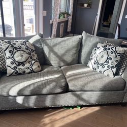 Used Gray Sofa