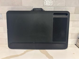 LapGear Home Office Pro Lap Desk in a black carbon finish