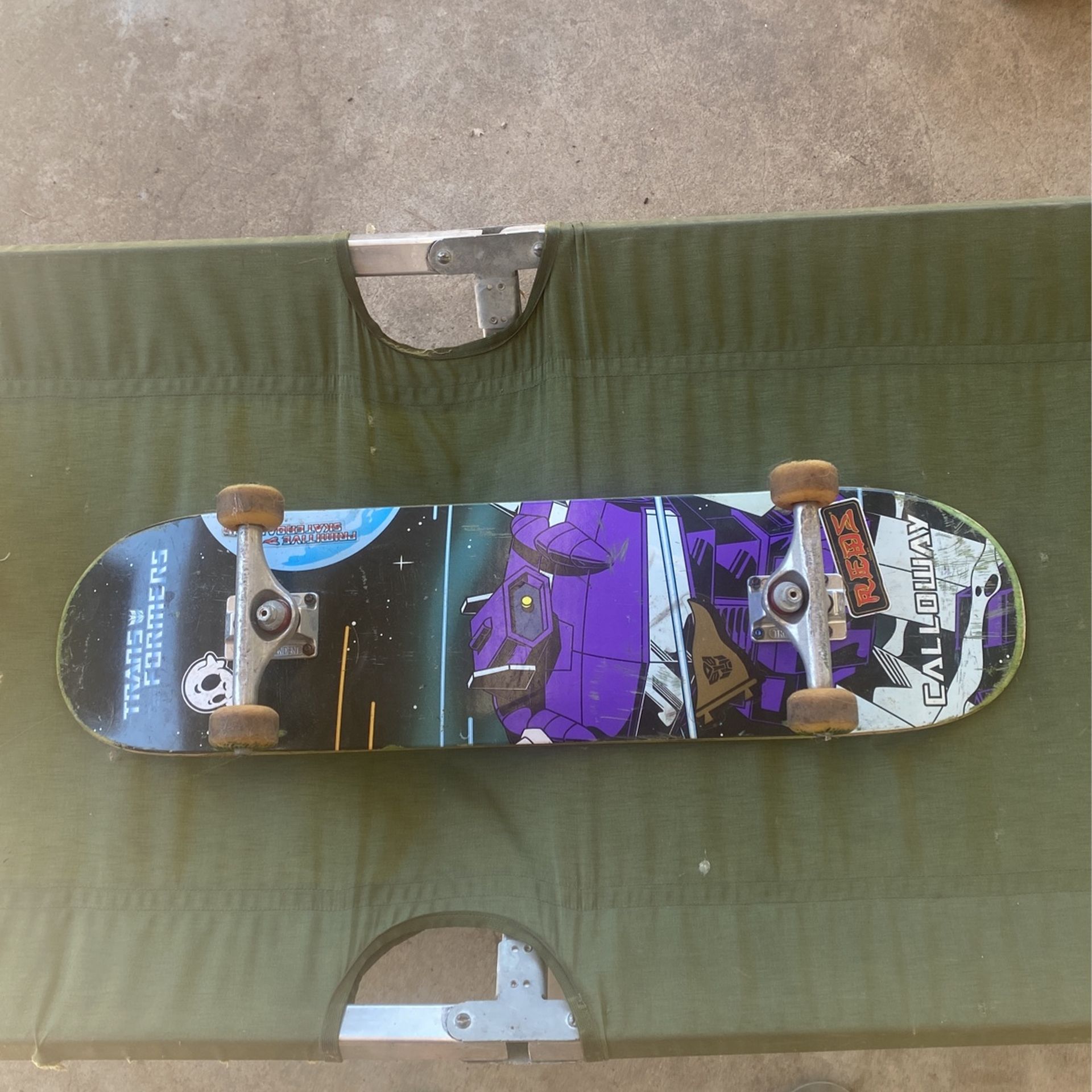 Skateboard Primitive Transformers Calloway Deck 8.0