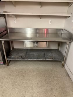Commercial Stainless Steel Prep Table – Heavy Duty