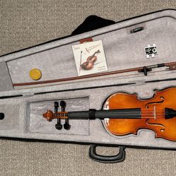 Violin 3/4 Size with Case, Bow, Rosin & Tuner