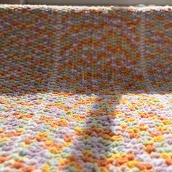 Handmade Crochet Baby Blankey 