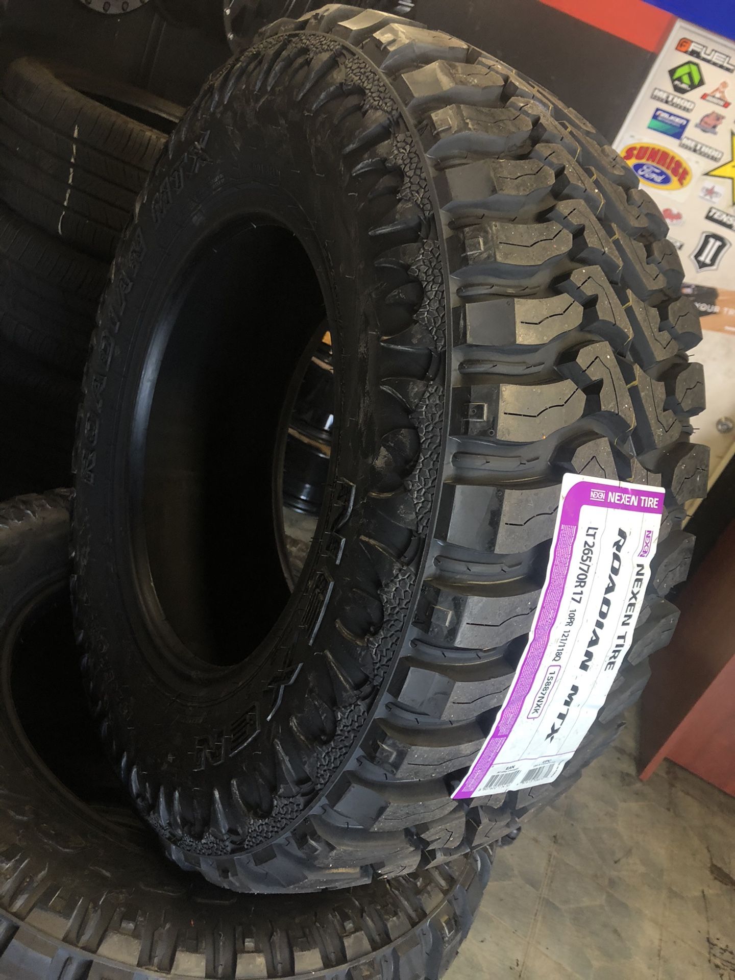 265/70/17 Nexen MTX Tires (4 for $660)