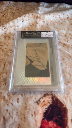 Al Kaline / Austin Jackson Autographed Card