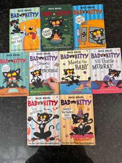 Bad Kitty Books by Nick Bruel - Lot of 9 Books