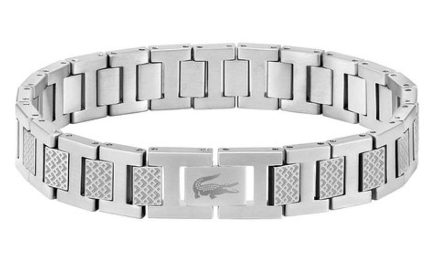 Brand New With Box Men’s Silver Lacoste Bracelet