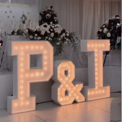 Marquee Light Up Letters