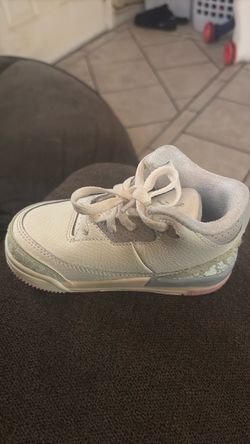 Air Jordan 3 Toddler Sneaker White