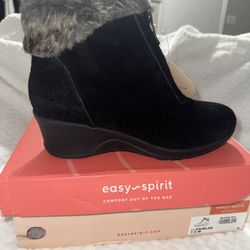 Easy Spirit Fairlae SEFAIRLAE Womens Black Casual Dress Boots