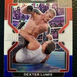 Dexter Lumis 2022 Panini Prizm WWE #128 RED WHITE & BLUE PRIZM! 