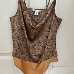 Leopard top, size M