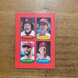 2023 HERITAGE RED PHILLIES STAMP CARDS