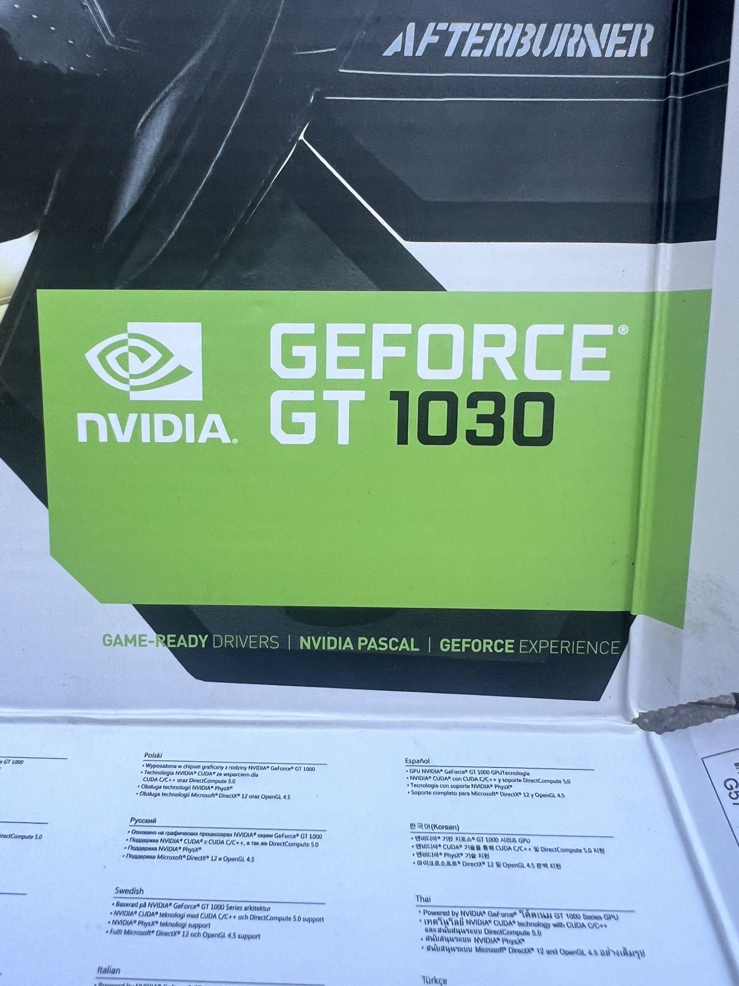 Nvidia GeForce GT 1030 2GB