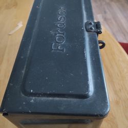 Fordson Antique Iron Tractor Tool Box 