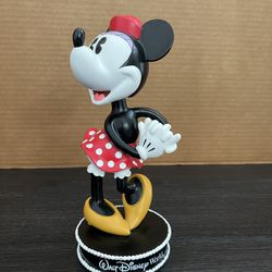 Walt Disney World Minnie Bobble Head 9” Figure 