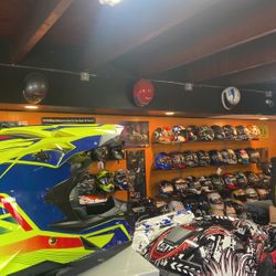New Dot Helmets Full Half 3/4 Off Road And More $60 & Up