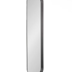 Kate And Laurel Niya Modern Slim Panel Wall Mirror, 10 X 40
