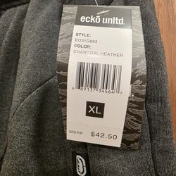 Ecko Unltd Men's Sweatpants Puff Print Color GreyFleece Jogger