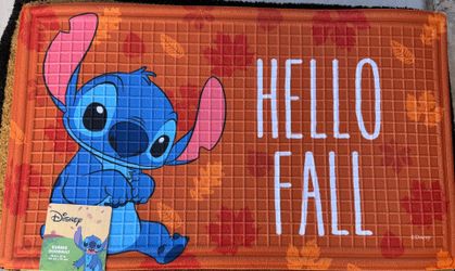 New Disney Stitch Fall 🍁 Doormat Please Read Post Before Messaging