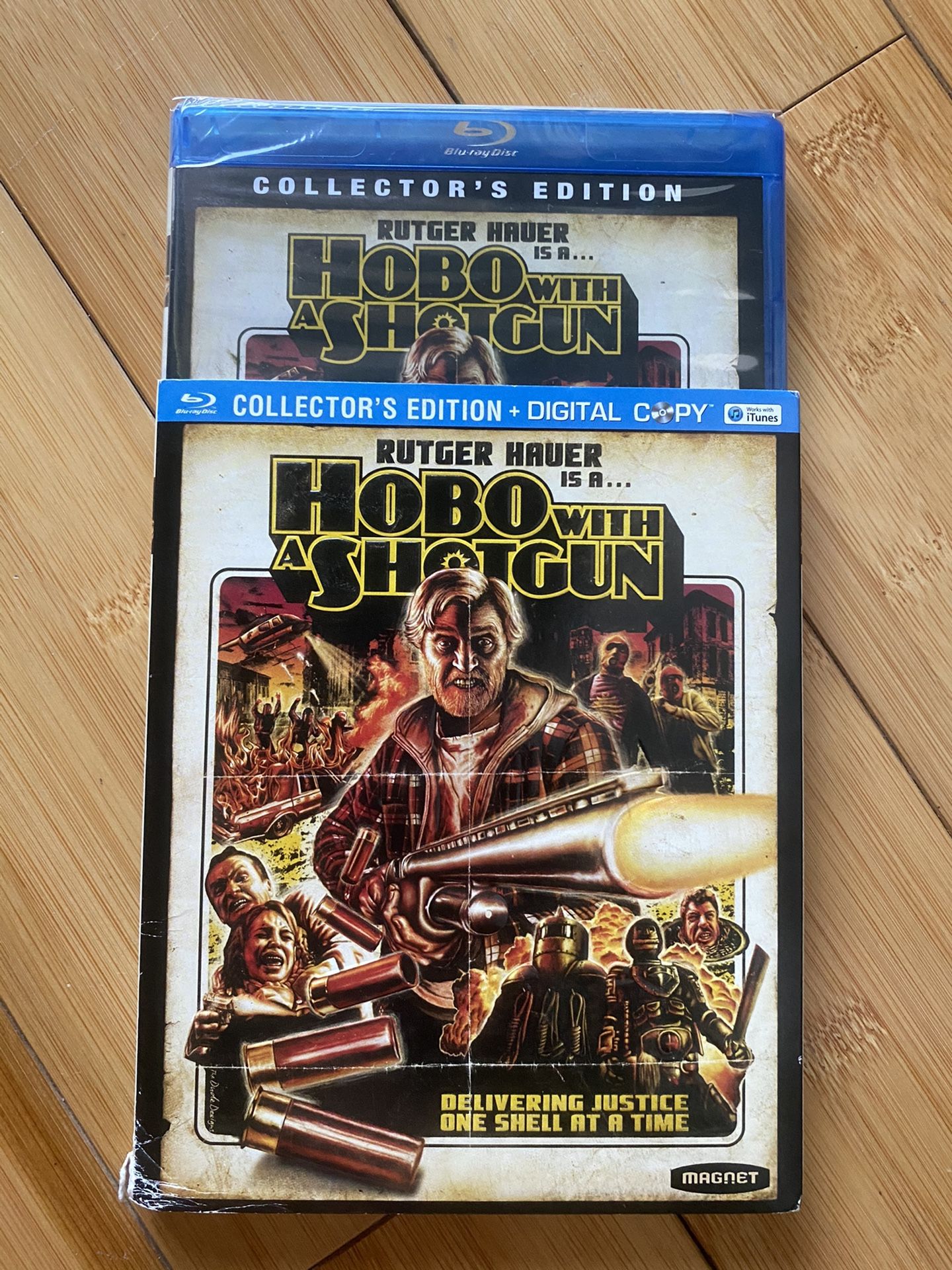 Hobo With A Shotgun Blu ray With Slipcover Brand New & Sealed