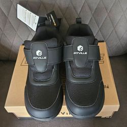FitVille Women's EasyTop StrapEase Diabetic Shoes New Women's US Size 9.5 EW