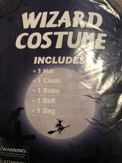 Wizard Costume L/ XL