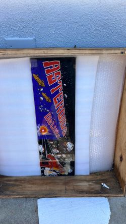 Atari asteroids deluxe Arcade marquee