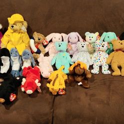 30 Various Beanie Babies