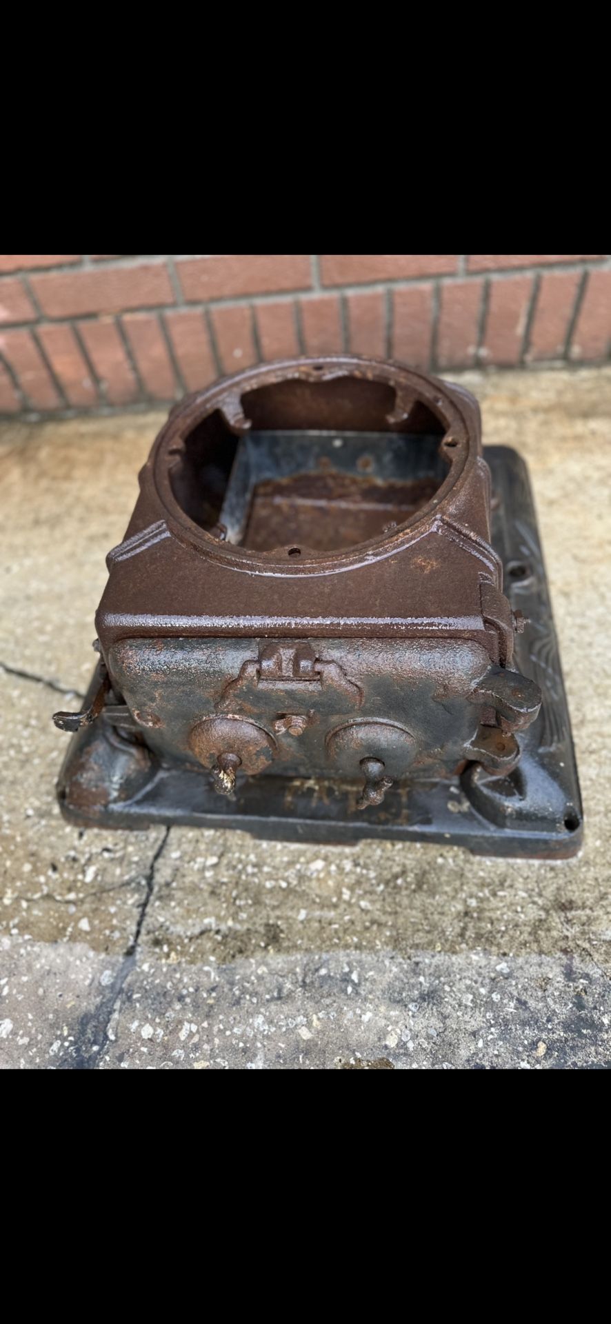 Vintage Estate Caboose Stove, Bottom Half Only