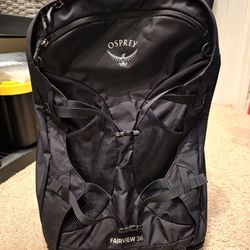 Osprey Fairview Wheeled Backpack Luggage 36 L Like New