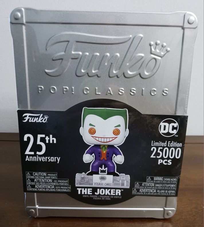 Funko 25th Anniversary Joker tin, SEALED