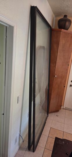 8ft sliding glass door with frames